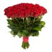 Букет из 35 красных роз (с лентой)