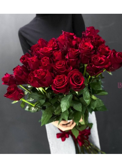 Букет из 31 красной розы Эквадор