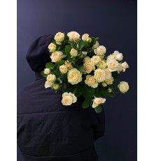 Кустовая пионовидная роза Саммер Роуз