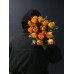 Желто-оранжевая роза Даун Таун
