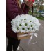 Цветочная  коробка  из хризантем "Теплые мгновения"