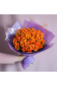Букет из 41 кенийских роз "Феличита"